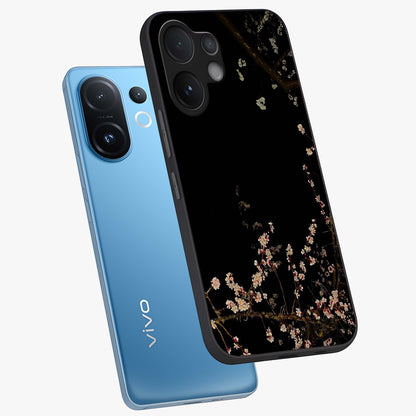 Petal Moon Light With Custom Name Glass Case displayed in angled mockup highlighting delicate petal design with custom name feature.