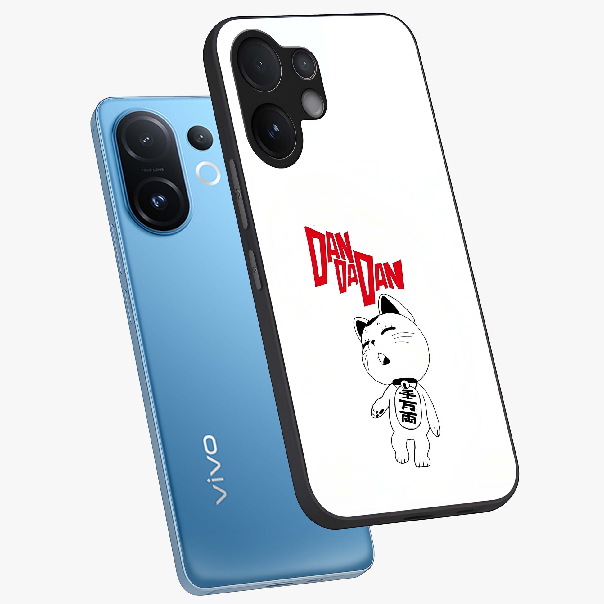 Playful Spirit Charm Glass Case displayed in angled mockup highlighting lively decorative design with playful aesthetic style.
