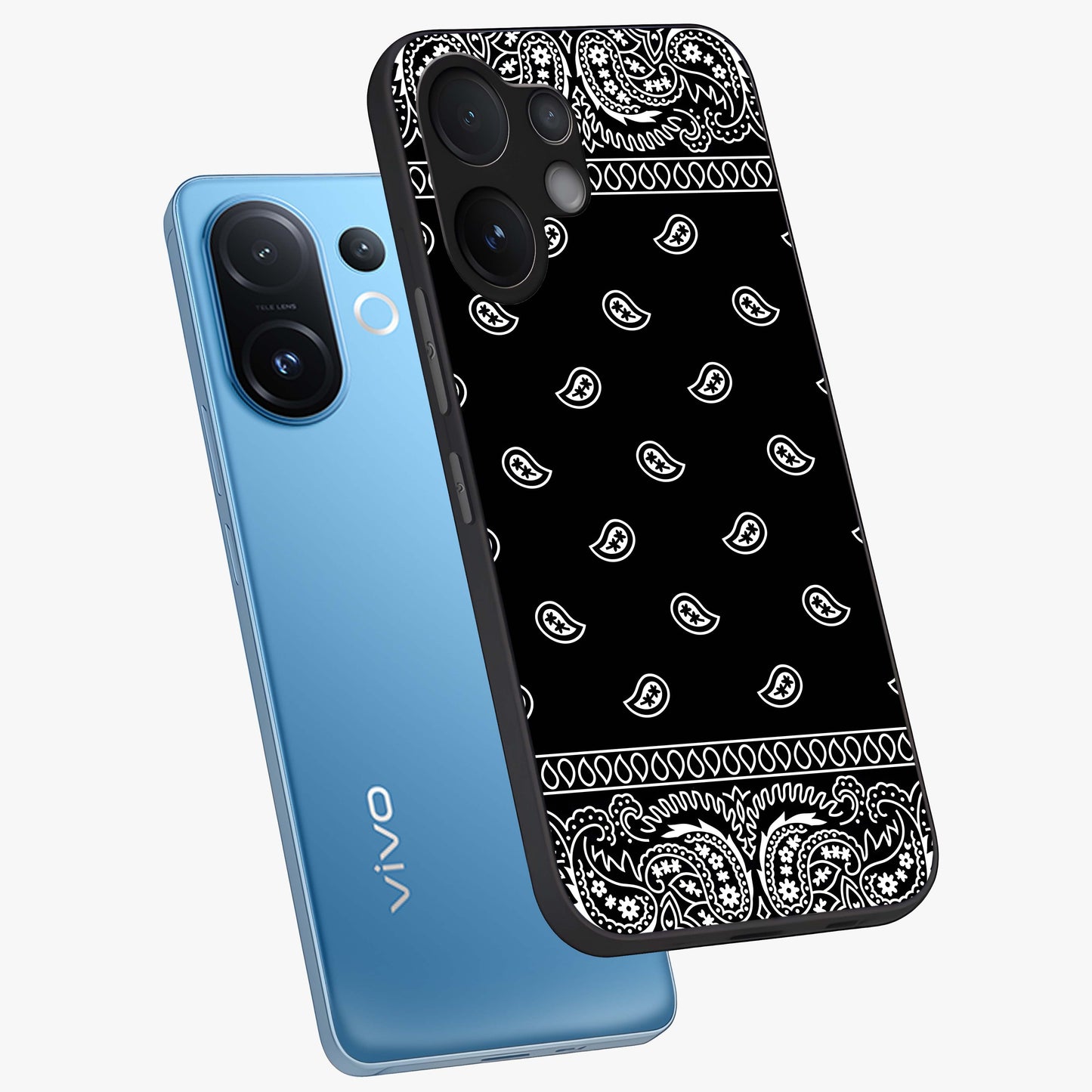 Retro Rebel Threads Glass Case displayed in angled mockup highlighting retro inspired graphic design with rebellious aesthetic.