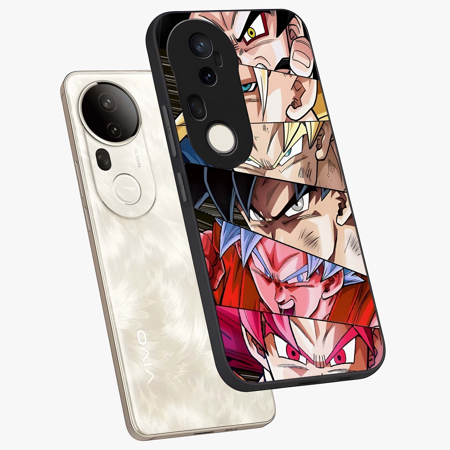 Anime Character Glass Case displayed in angled mockup highlighting colorful anime character illustration.