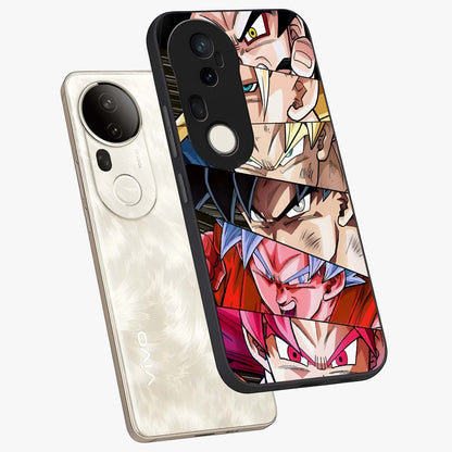 Anime Character Glass Case displayed in angled mockup highlighting colorful anime character illustration.