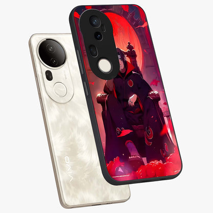 Blood Moon Sovereign Glass Case displayed in angled mockup highlighting dark celestial moon design and dramatic theme.