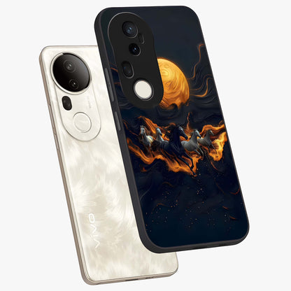 Golden Royal Heritage Glass Case displayed in angled mockup highlighting luxurious heritage design with golden aesthetic style.