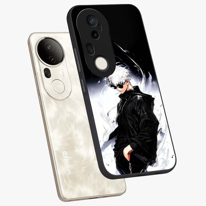 Limitless Shadow King Glass Case displayed in angled mockup highlighting dramatic dark hero design with intense aesthetic.