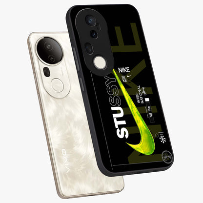Neon Street Edition Glass Case displayed in angled mockup highlighting vibrant urban design with bold street aesthetic.
