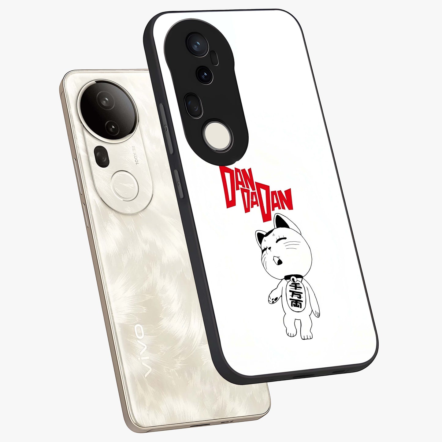 Playful Spirit Charm Glass Case displayed in angled mockup highlighting lively decorative design with playful aesthetic style.