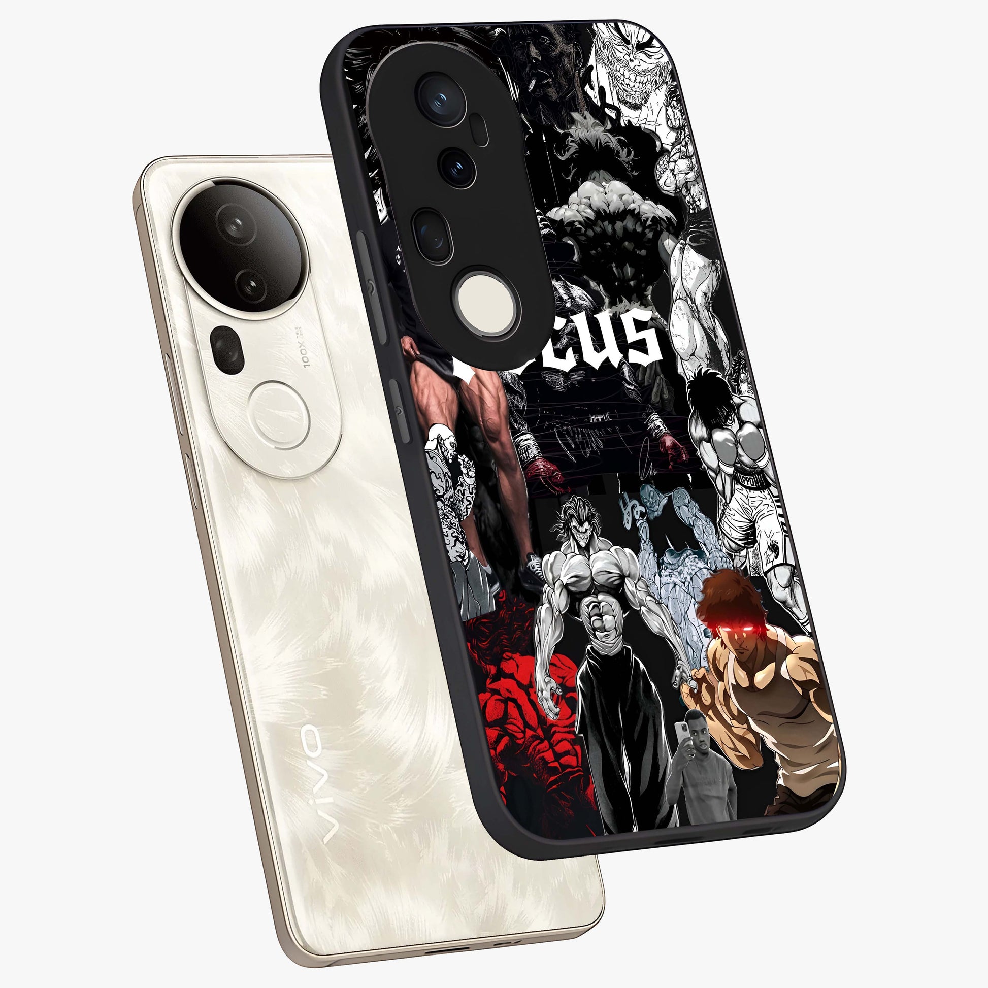 Relentless Power Focus Glass Case displayed in angled mockup highlighting bold statement design with modern aesthetic style.