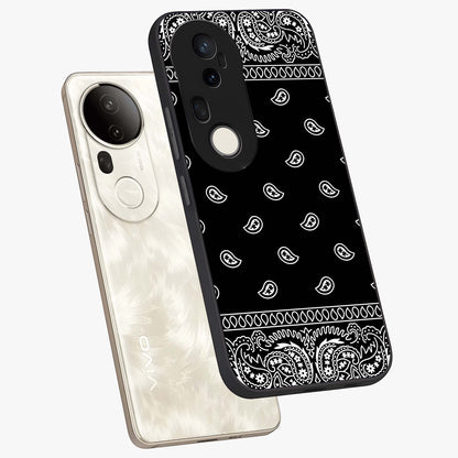 Retro Rebel Threads Glass Case displayed in angled mockup highlighting retro inspired graphic design with rebellious aesthetic.