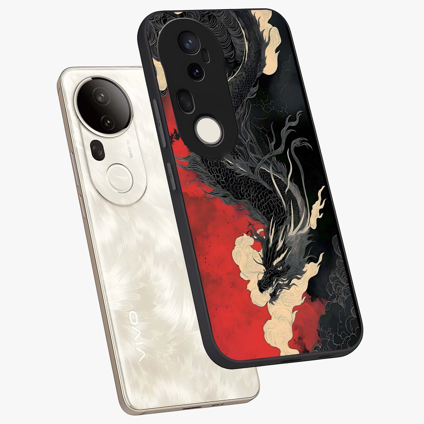 Shadow Dragon Fury Glass Case displayed in angled mockup highlighting powerful dragon illustration with dark fantasy aesthetic.