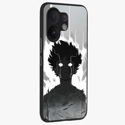 Awakened Inner Rage Glass Case upright view showcasing dramatic artwork with strong expressive aesthetic.