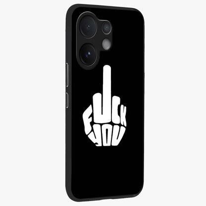 Rebel Mode On Glass Case upright view showcasing striking statement artwork with bold rebellious theme.