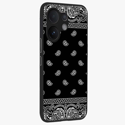 Retro Rebel Threads Glass Case upright view showcasing stylish vintage artwork with bold retro theme.