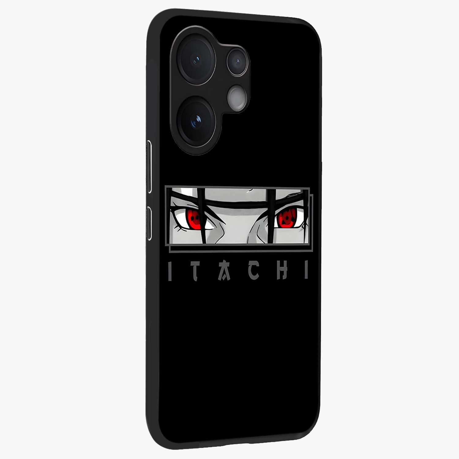 Scarlet Gaze Dominance Glass Case upright view showcasing powerful dramatic artwork with dominant artistic theme.