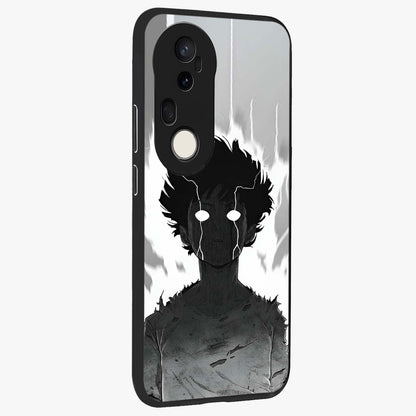 Awakened Inner Rage Glass Case upright view showcasing dramatic artwork with strong expressive aesthetic.