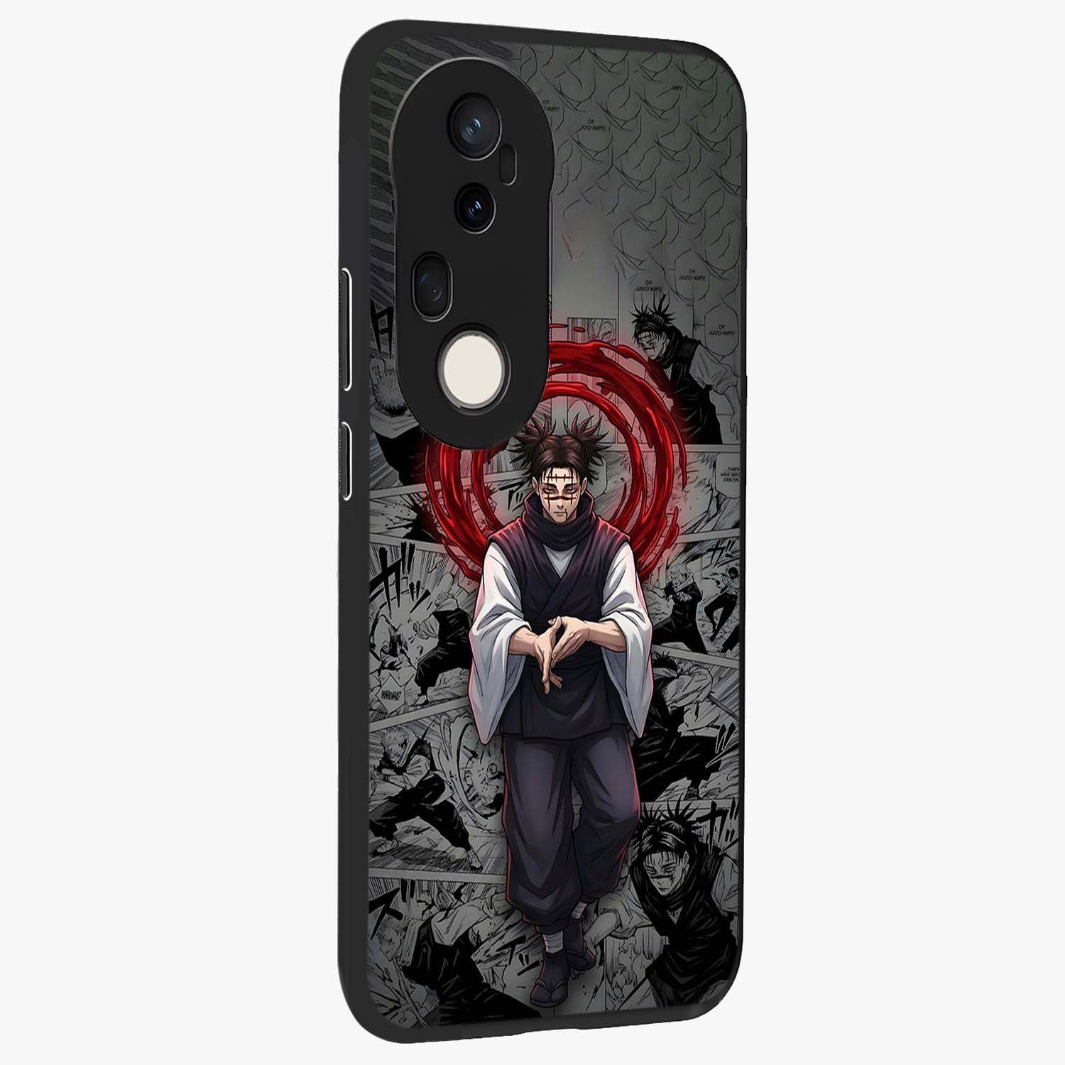 Cursed Ritual Ascension Glass Case upright view showcasing powerful ascension artwork with dark fantasy theme.