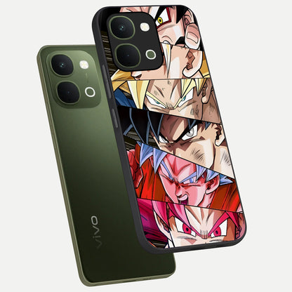 Anime Character Glass Case displayed in angled mockup highlighting colorful anime character illustration.