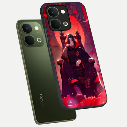 Blood Moon Sovereign Glass Case displayed in angled mockup highlighting dark celestial moon design and dramatic theme.