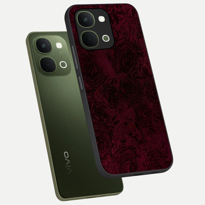 Crimson Fade Flow Glass Case displayed in angled mockup highlighting smooth gradient design with modern aesthetic style.