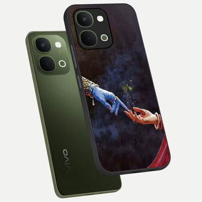 Divine Touch Eternal Glass Case displayed in angled mockup highlighting elegant divine inspired design with calm aesthetic style.