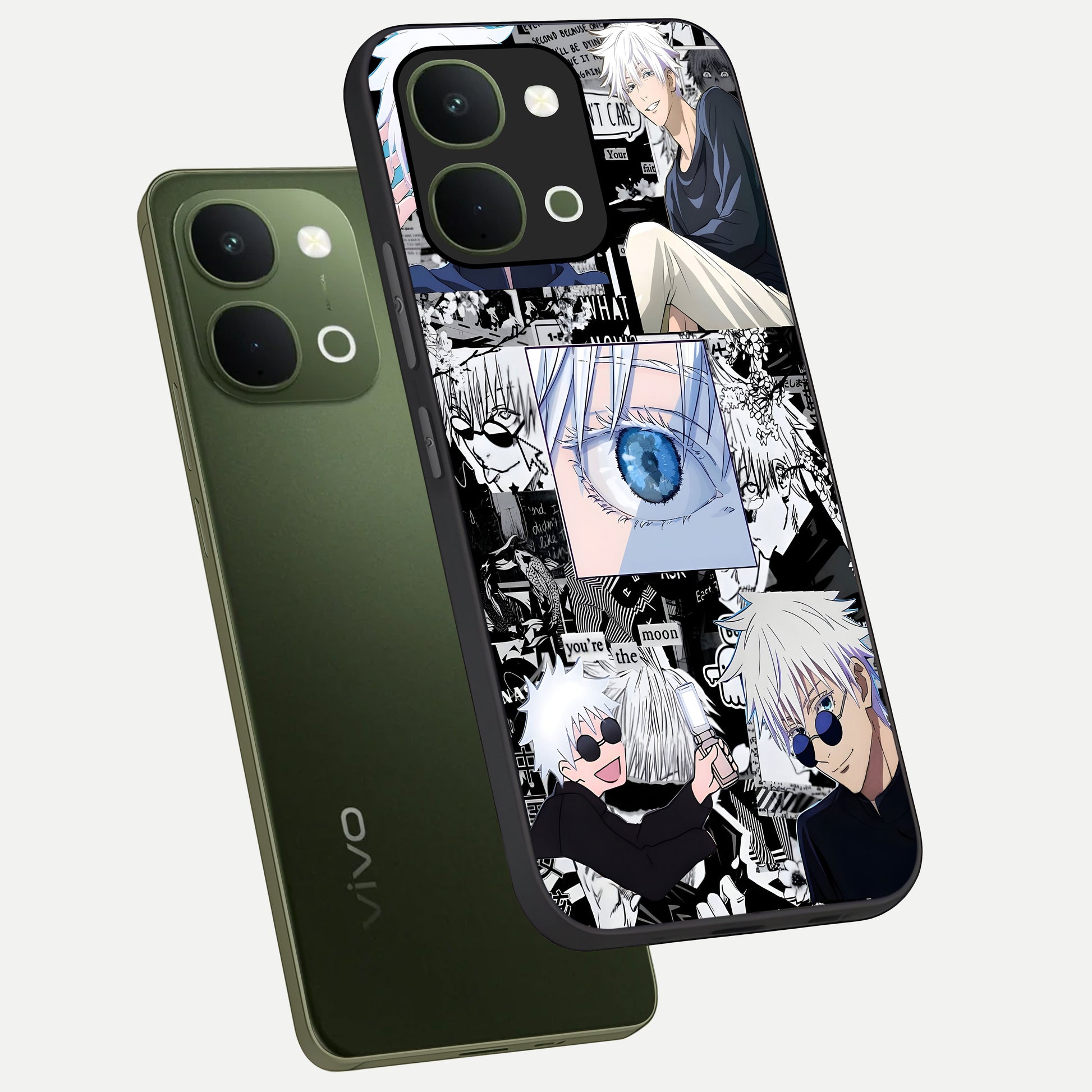 Infinity Sorcerer Chaos Glass Case displayed in angled mockup highlighting powerful magical design with fantasy aesthetic style.