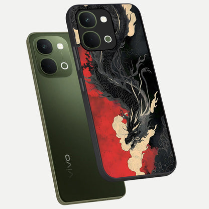 Shadow Dragon Fury Glass Case displayed in angled mockup highlighting powerful dragon illustration with dark fantasy aesthetic.