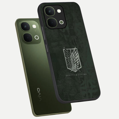 Wings Of Freedom Glass Case displayed in angled mockup highlighting graceful wing design with inspirational aesthetic.