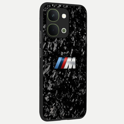 Carbon Speed Mark Glass Case upright view showcasing modern carbon speed graphic with bold automotive theme.