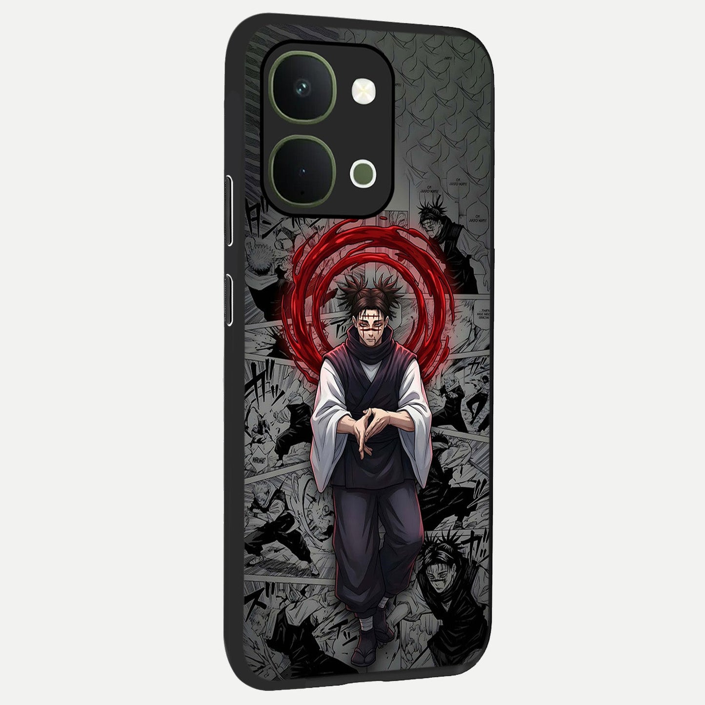 Cursed Ritual Ascension Glass Case upright view showcasing powerful ascension artwork with dark fantasy theme.