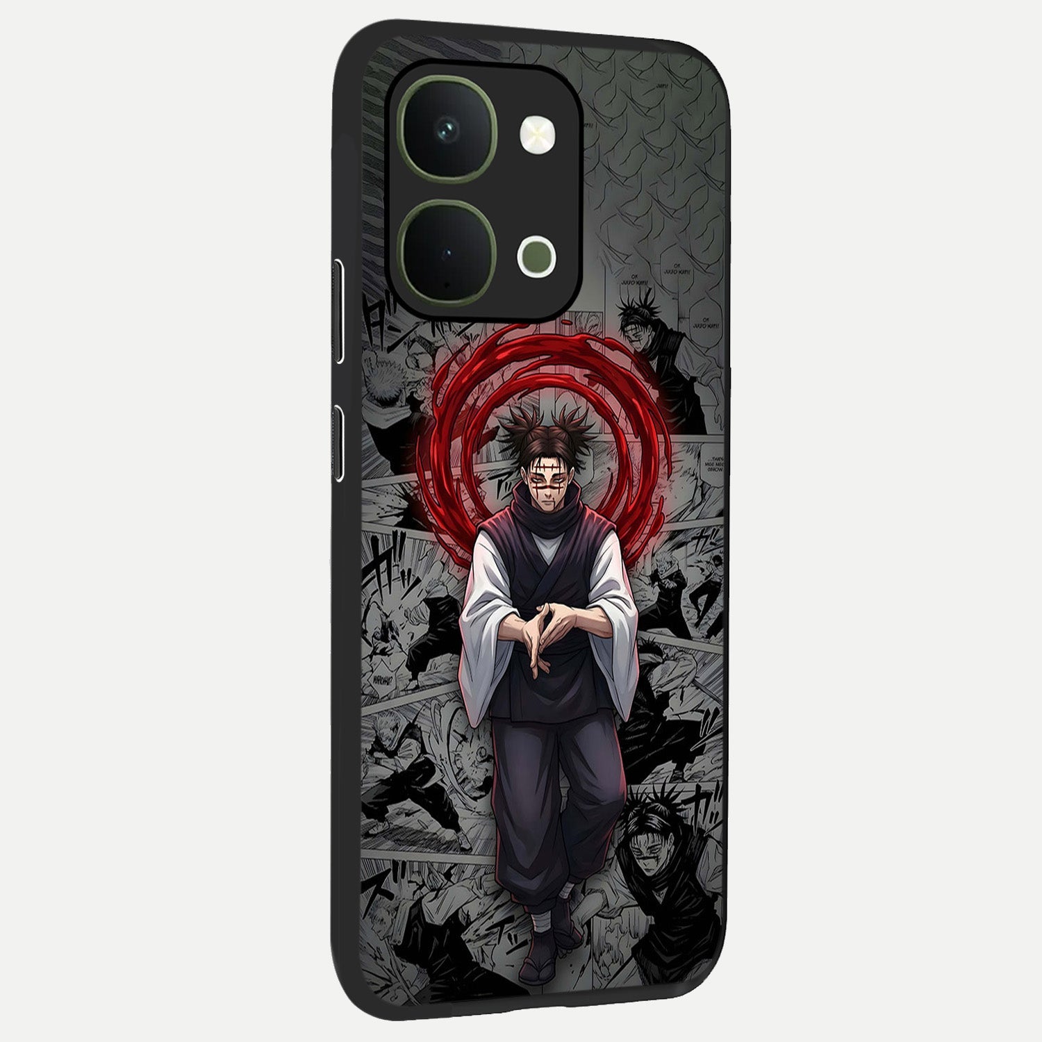Cursed Ritual Ascension Glass Case upright view showcasing powerful ascension artwork with dark fantasy theme.
