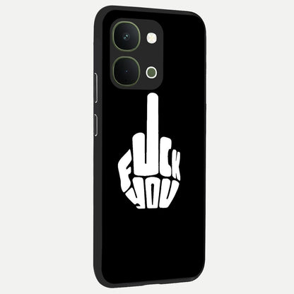 Rebel Mode On Glass Case upright view showcasing striking statement artwork with bold rebellious theme.
