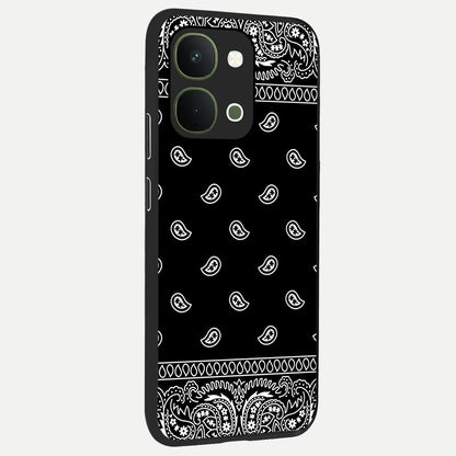 Retro Rebel Threads Glass Case upright view showcasing stylish vintage artwork with bold retro theme.