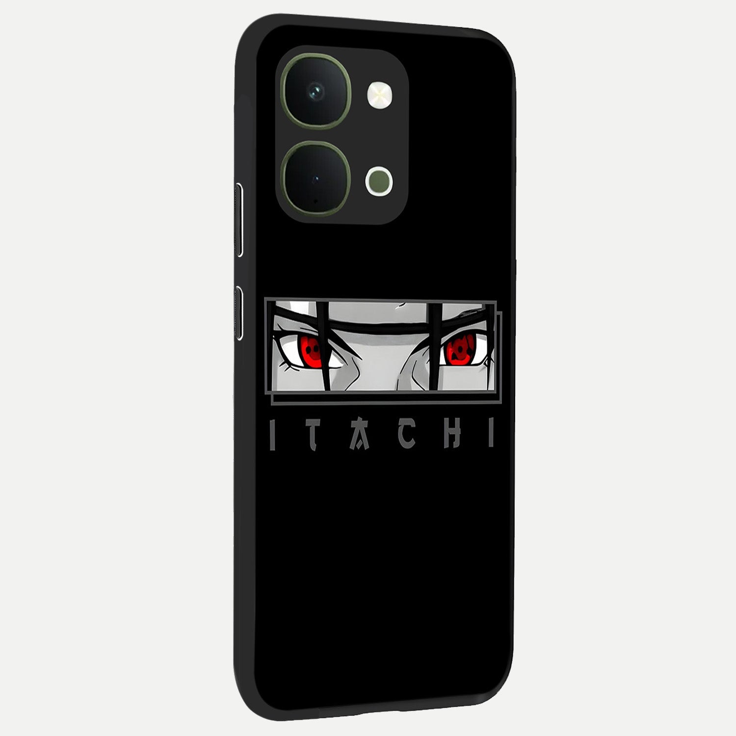 Scarlet Gaze Dominance Glass Case upright view showcasing powerful dramatic artwork with dominant artistic theme.