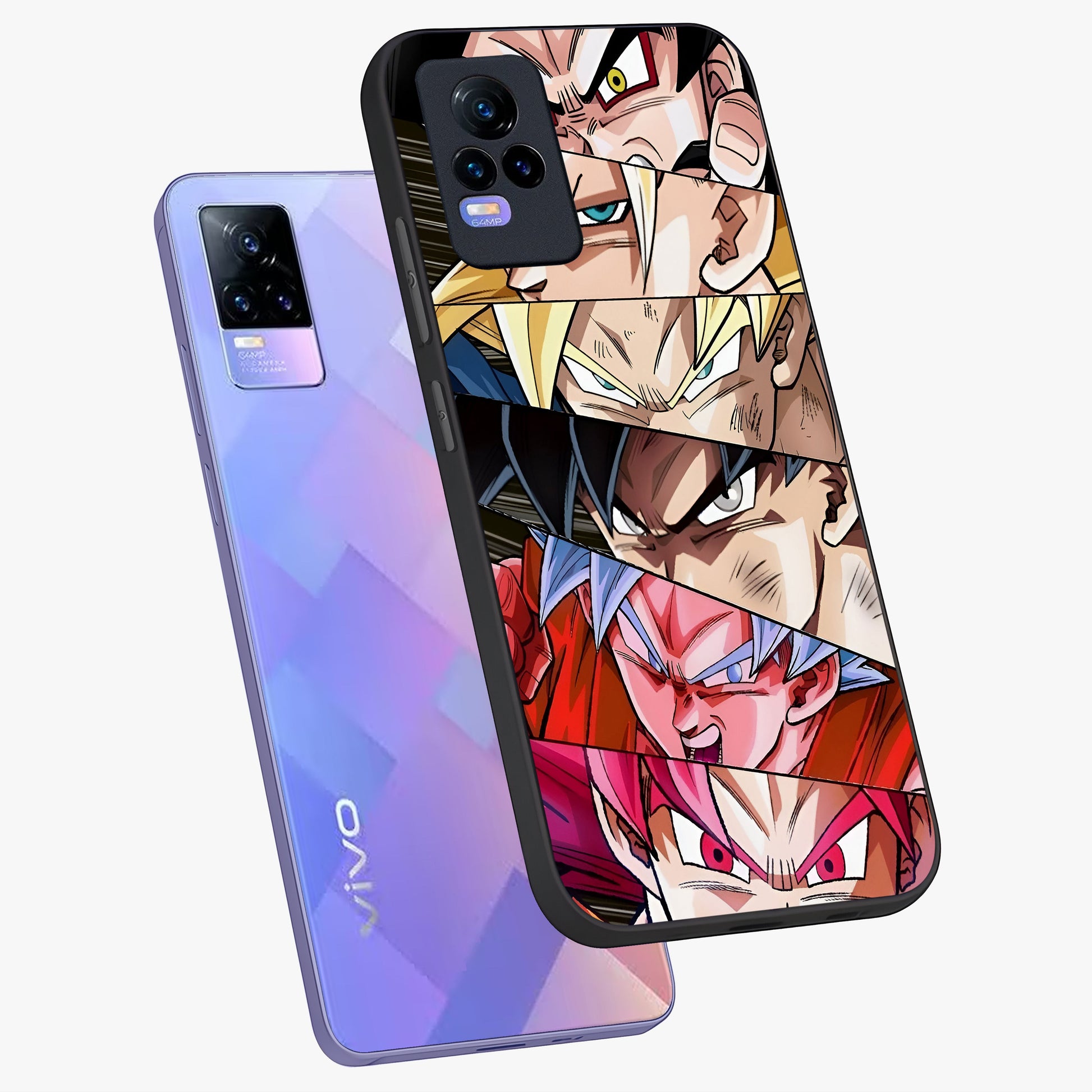 Anime Character Glass Case displayed in angled mockup highlighting colorful anime character illustration.