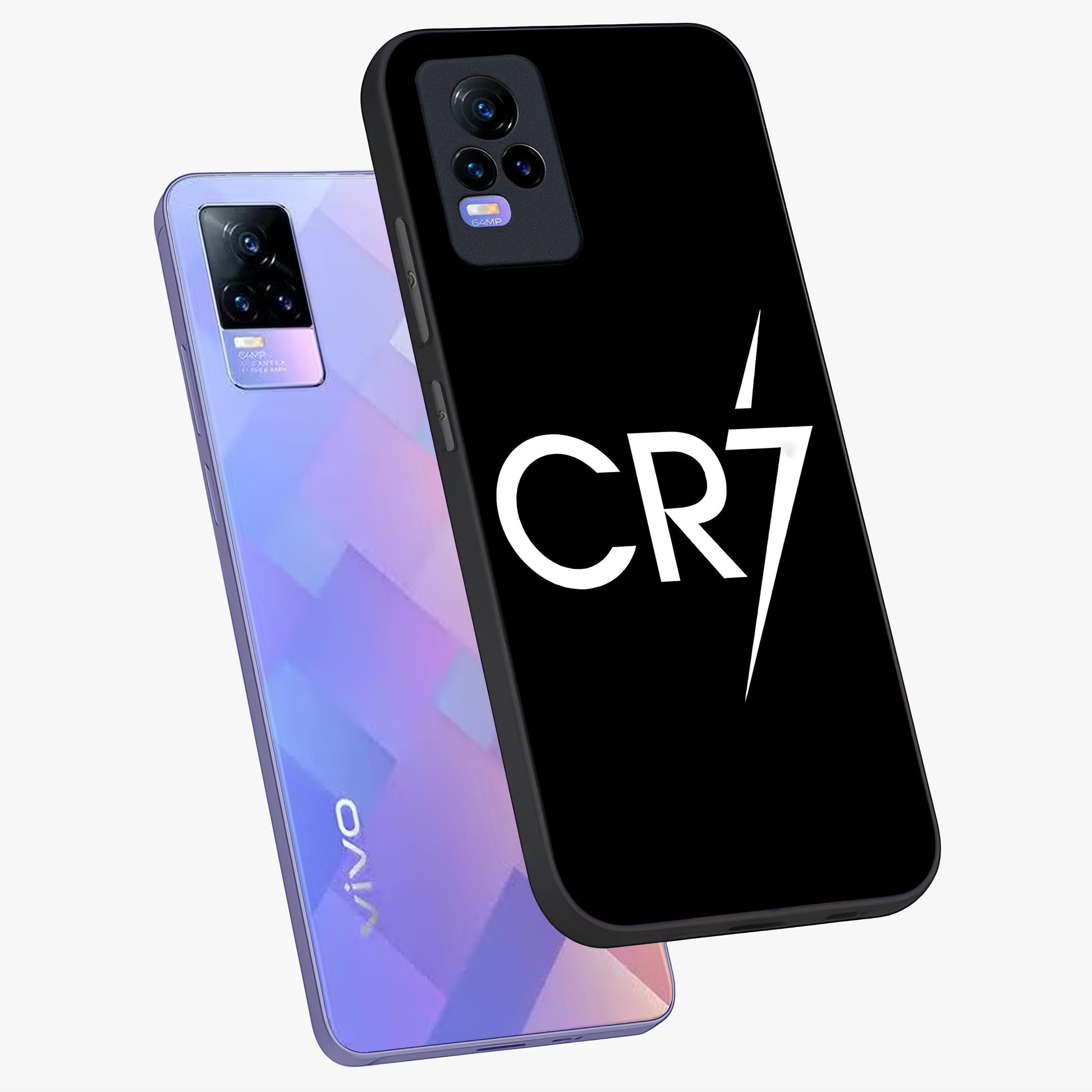 Cr7 Elite Strike Glass Case displayed in angled mockup highlighting powerful sports graphic with bold athletic theme.