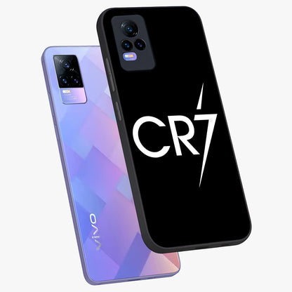 Cr7 Elite Strike Glass Case displayed in angled mockup highlighting powerful sports graphic with bold athletic theme.