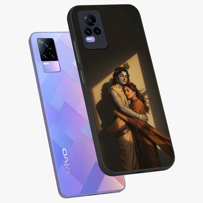 Divine Eternal Love Glass Case displayed in angled mockup highlighting elegant divine inspired design with peaceful aesthetic.