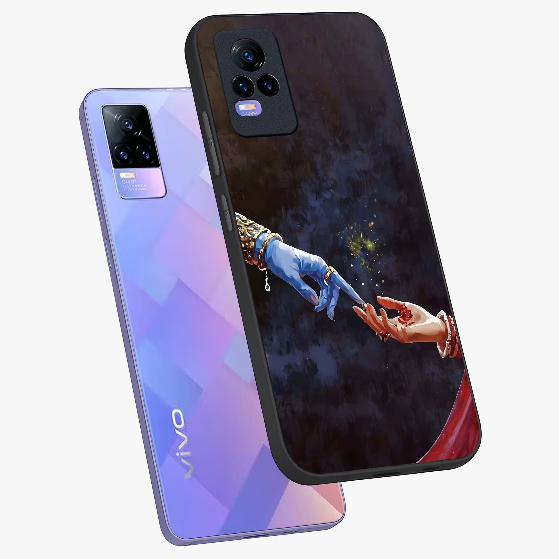 Divine Touch Eternal Glass Case displayed in angled mockup highlighting elegant divine inspired design with calm aesthetic style.