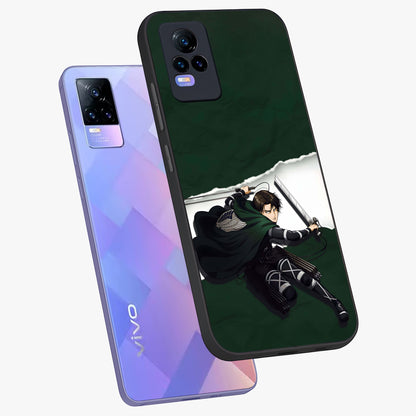 Emerald War Vanguard Glass Case displayed in angled mockup highlighting intense battle inspired design with emerald tone aesthetic.
