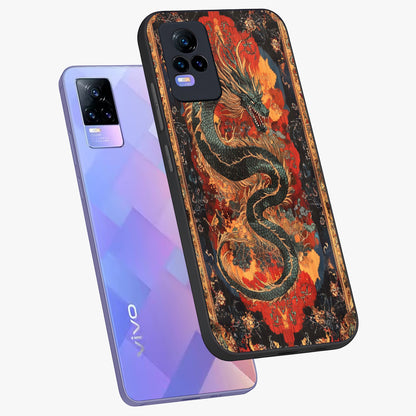 Inferno Dragon Soul Glass Case displayed in angled mockup highlighting powerful dragon illustration with inferno aesthetic.