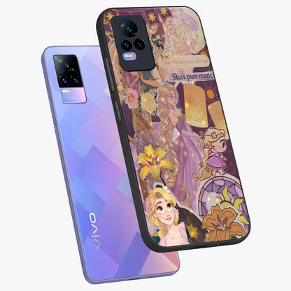Magical Tangled Dream Glass Case displayed in angled mockup highlighting whimsical fantasy design with magical aesthetic.