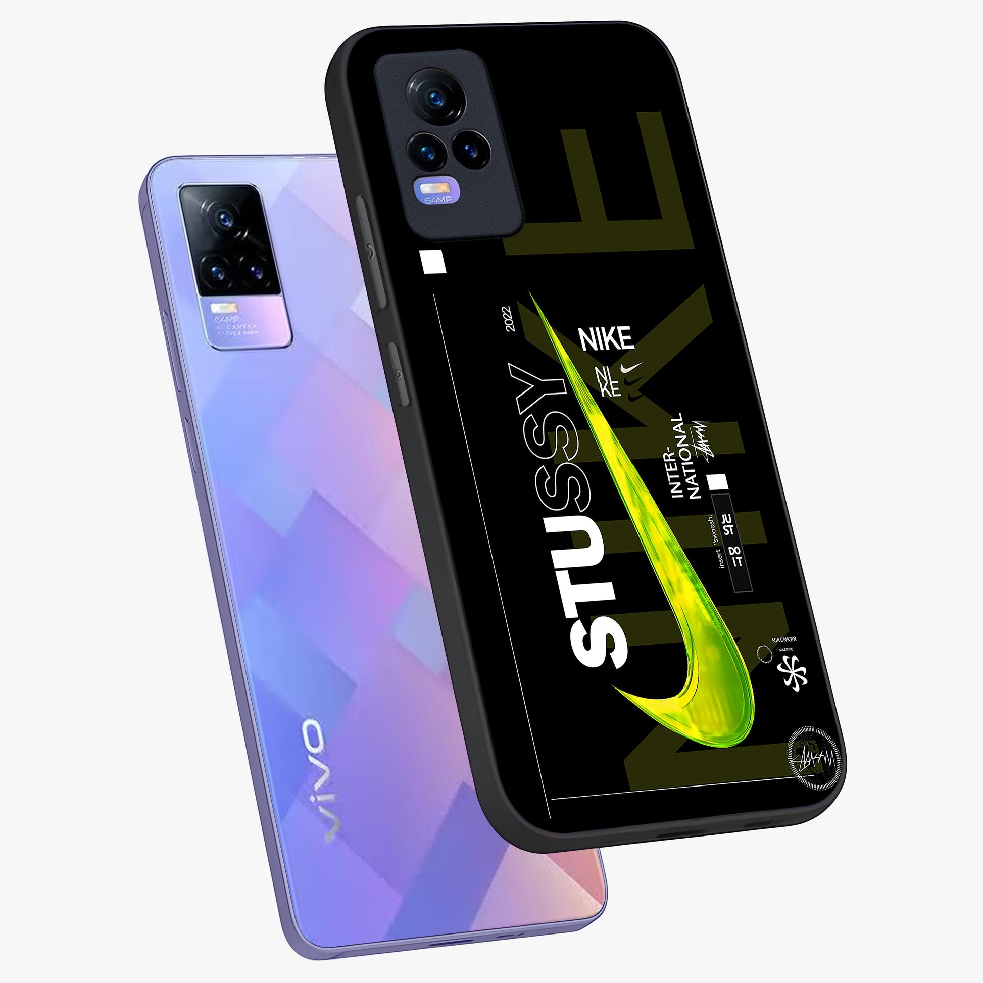 Neon Street Edition Glass Case displayed in angled mockup highlighting vibrant urban design with bold street aesthetic.