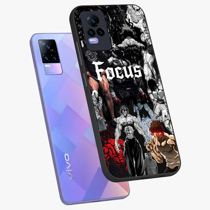 Relentless Power Focus Glass Case displayed in angled mockup highlighting bold statement design with modern aesthetic style.