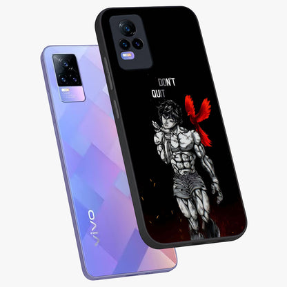 Rise Beyond Limits Glass Case displayed in angled mockup highlighting inspiring message design with modern aesthetic style.