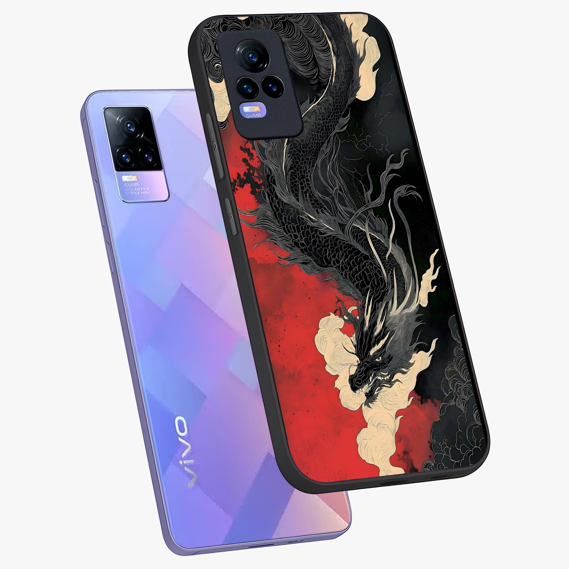 Shadow Dragon Fury Glass Case displayed in angled mockup highlighting powerful dragon illustration with dark fantasy aesthetic.