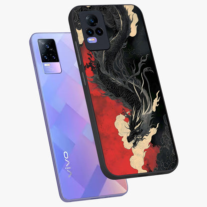 Shadow Dragon Fury Glass Case displayed in angled mockup highlighting powerful dragon illustration with dark fantasy aesthetic.