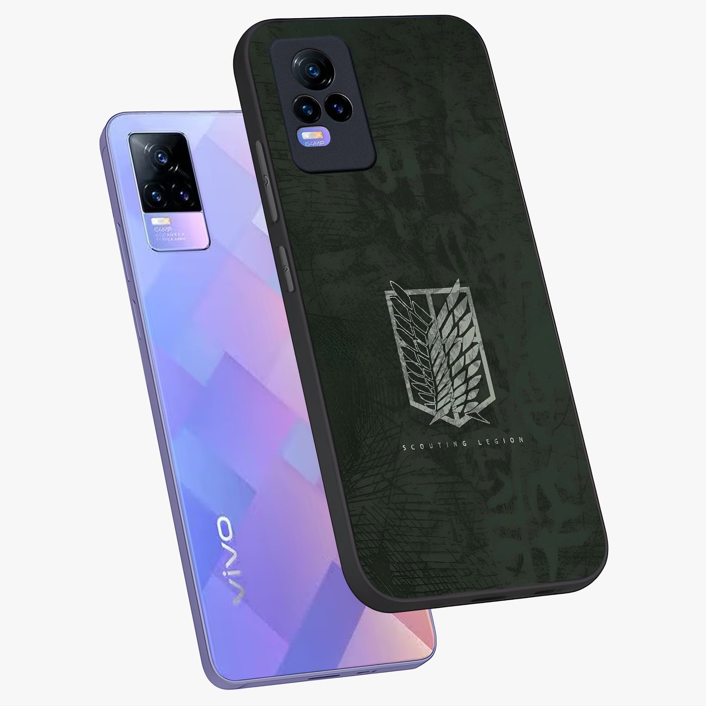 Wings Of Freedom Glass Case displayed in angled mockup highlighting graceful wing design with inspirational aesthetic.
