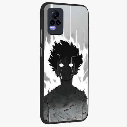 Awakened Inner Rage Glass Case upright view showcasing dramatic artwork with strong expressive aesthetic.