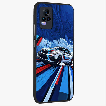 Drift Power Rush Glass Case upright view showcasing high speed racing artwork with bold automotive theme.