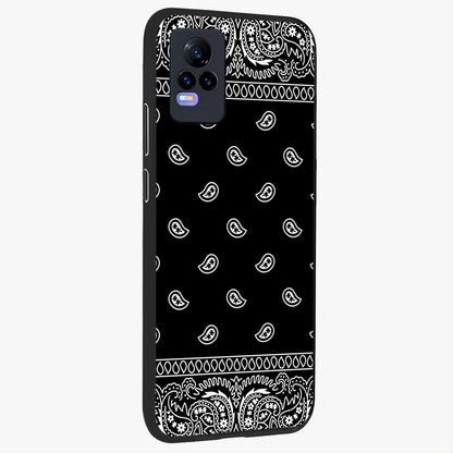 Retro Rebel Threads Glass Case upright view showcasing stylish vintage artwork with bold retro theme.