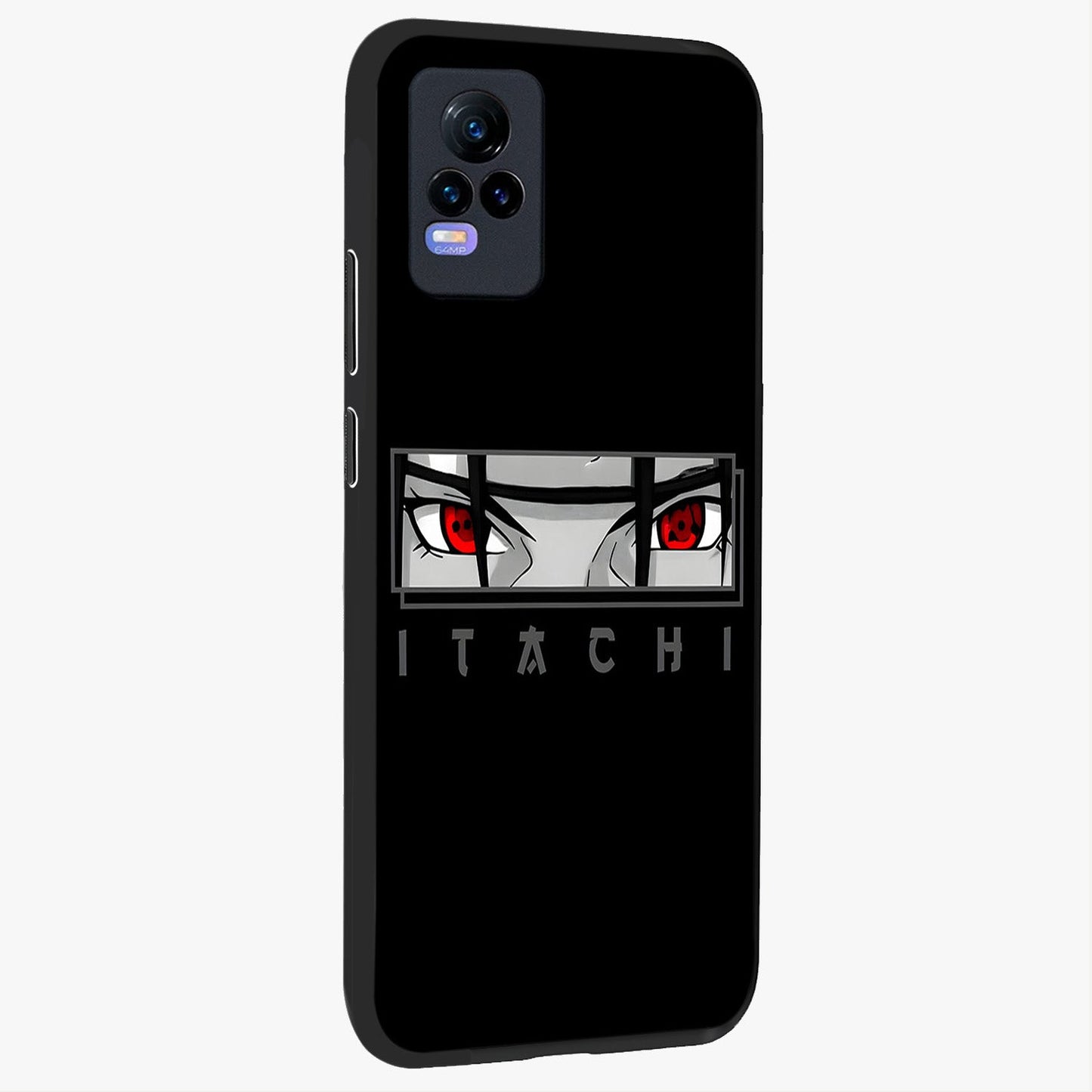 Scarlet Gaze Dominance Glass Case upright view showcasing powerful dramatic artwork with dominant artistic theme.